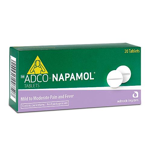 Adco-napamol 500mg Tab 20